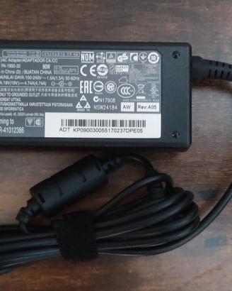 alimentatore originale Acer