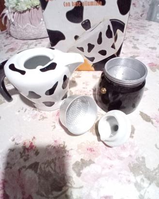 caffetteria in porcellana e alluminio 