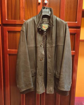 giaccone uomo tg 56  in pelle 