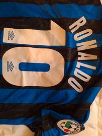 Ronaldo inter 1997/98 maglia calcio match worn