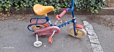 bicicletta bimbo/a  con rotelle  da 10