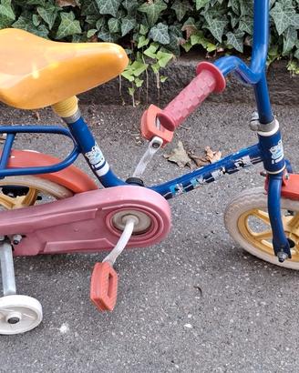 bicicletta bimbo/a  con rotelle  da 10
