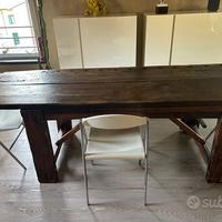 Tavolo da falegname restaurato