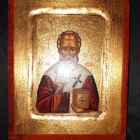 Quadro arte bizantino San Nicola pellegrino Bari