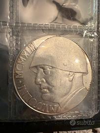Moneta argento Italia 20 lire