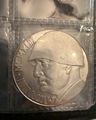 Moneta argento Italia 20 lire