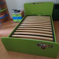 letto 1 piazza e mezza con contenitore 