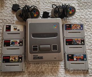 SUPER NINTENDO COMPLETO + GIOCHI