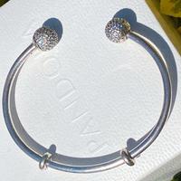 Bracciale Pandora *596438CZ* rigido aperto Mis.19