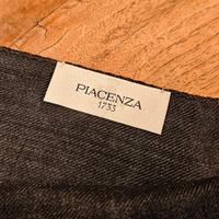 Sciarpa 100% cashmere grigia Piacenza 1733