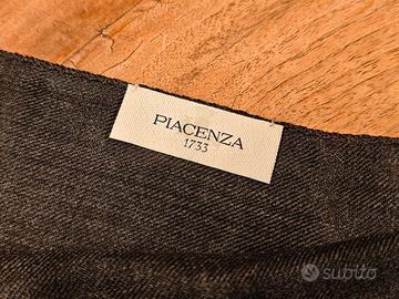 Sciarpa 100% cashmere grigia Piacenza 1733