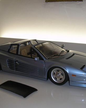 POCHER Ferrari Testarossa TARGA 1/8 GRIGIA con tet