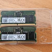 RAM DDR5 KINGSTON 16GB (2x8GB) PER NOTEBOOK 