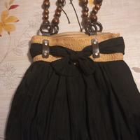 borsa nera estiva da donna