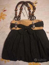 borsa nera estiva da donna