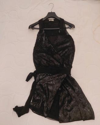 Vestito o gilet Pinko in paiellette tg.46