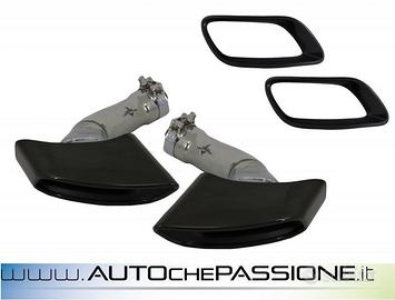 Coppia Terminali Neri per BMW X6 E71 2008 2014