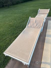 2 Lettini da piscina