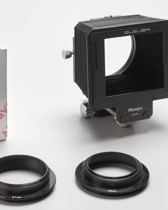 Mamiya 645 bellows lens hood + 150-210-300 Mask