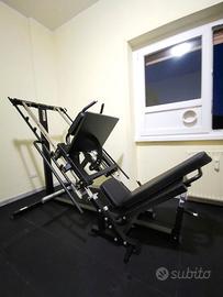 Pressa/hack squat palestra