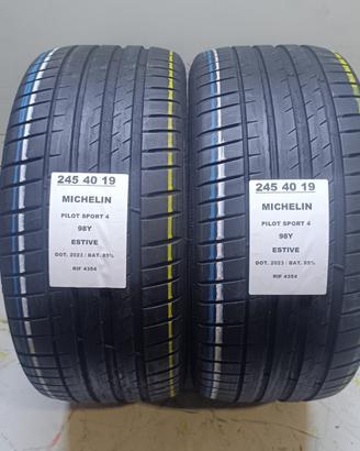 2 GOMME 245 40 19 MICHELIN 2023 RIF4354