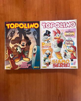 Lotto 2 fumetti Topolino n. 3514 e 3515 anno 2023