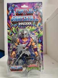 motu masters mattel origins turtles Shredder misb 