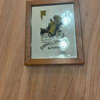 Specchi pubblicitari Vogue Fiat anni 60 vintage