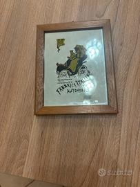 Specchi pubblicitari Vogue Fiat anni 60 vintage