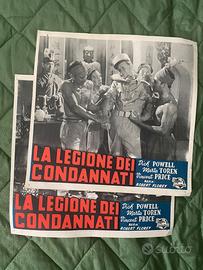 Due fotobuste film la legione dei condannati