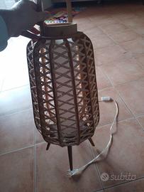 Lampada stile etnico da terra