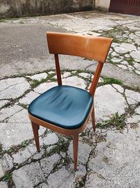 Coppia Sedie Vintage Anni '50/'60 "RIVA Brescia"