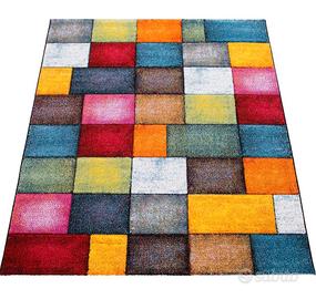 Tappeto quadrati colorati