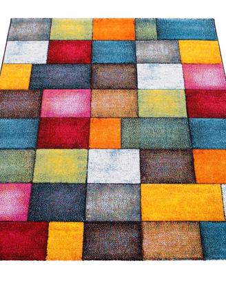 Tappeto quadrati colorati