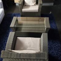 set divano e poltroncine per giardino