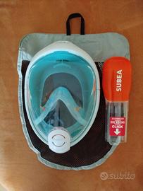 maschera snorkeling per bambino taglia XS