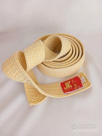 SPORT cintura vintage gialla arti marziali 