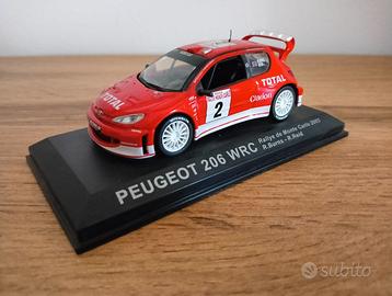 1/43 Peugeot 206 WRC Burns Reid Rallye Montecarlo 