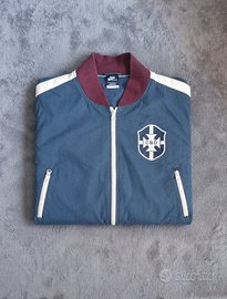Nike bomber Brasile CBD rétro blu taglia L