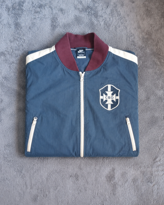 Nike bomber Brasile CBD rétro blu taglia L