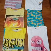 Abbigliamento:6T-shirt,1Felpa,2pigiami,1cost,1ber