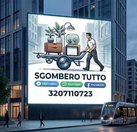 Sgombero, trasloco, servizio discarica