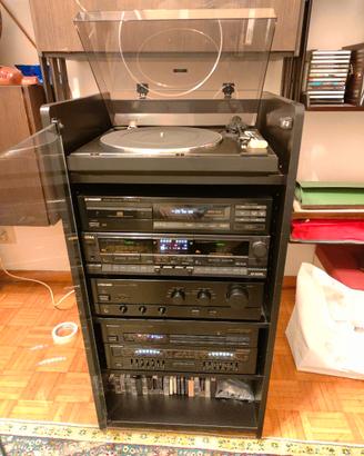 Impianto stereo con casse