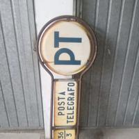 Insegna poste italiane vintage