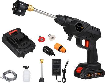 Idropulitrice a Batteria Portatile, 21V 60Bar 300W