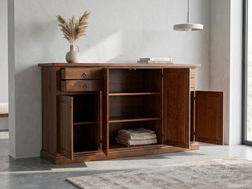 Madia classica  in legno massiccio