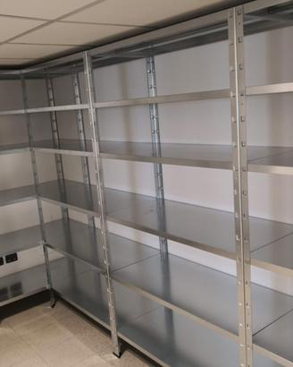 SCAFFALE METALLICO ZINCATO 200X100X50