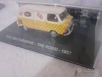 furgoncino tre rossi veicoli pubblicitari d'epoca 