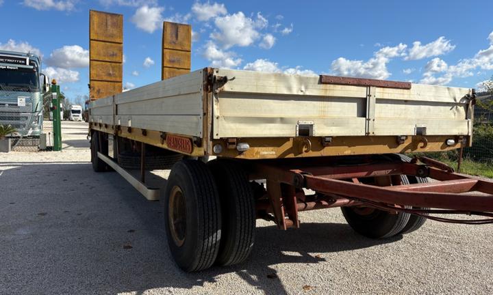 RIMORCHIO DE ANGELIS carrellone pianale Rampe