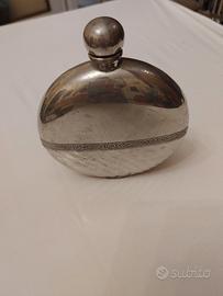 Bottiglietta in argento per liquore antica